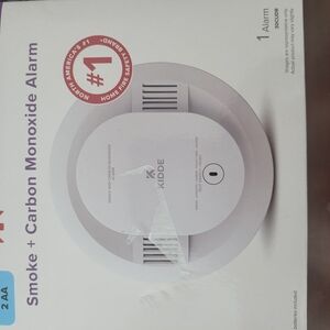 Kidde White Smoke & Carbon Monoxide Alarm - Battery Operated